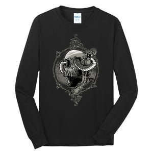 Skull And Snake Tall Long Sleeve T-Shirt