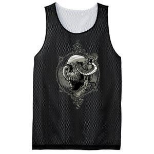 Skull And Snake Mesh Reversible Basketball Jersey Tank