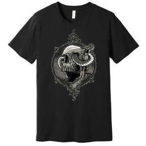 Skull And Snake Premium T-Shirt