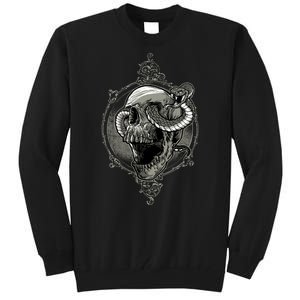 Skull And Snake Tall Sweatshirt