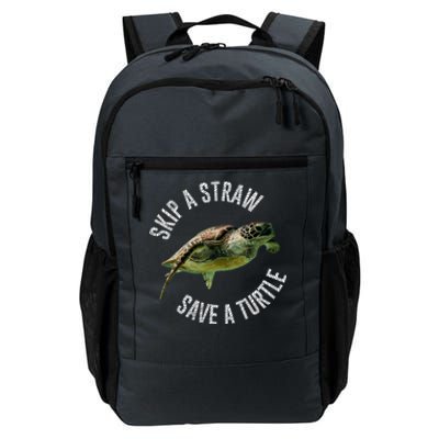 Skip A Straw Save A Turtle Design Environt Great Gift Daily Commute Backpack