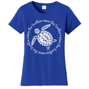 Skip A Straw Save A Turtle Cool Gift Women's T-Shirt