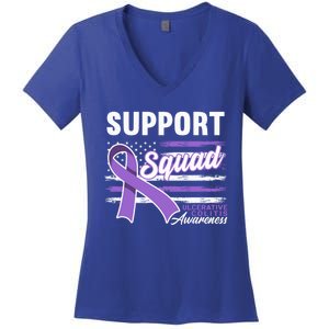 Support Awareness Squad I Ulcerative Colitis Ulcerosa Women's V-Neck T-Shirt