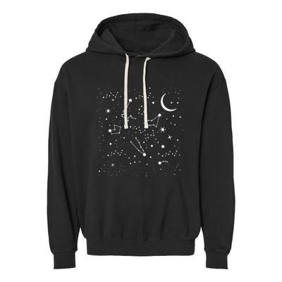 Science Astronomy Garment-Dyed Fleece Hoodie