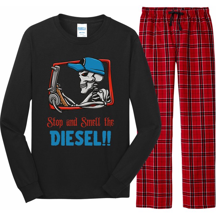 Stop And Smell The Diesel!! Long Sleeve Pajama Set