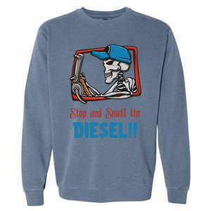 Stop And Smell The Diesel!! Garment-Dyed Sweatshirt