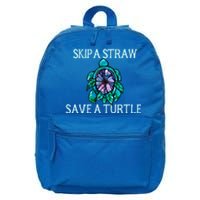 Skip A Straw Save A Turtle Gift 16 in Basic Backpack