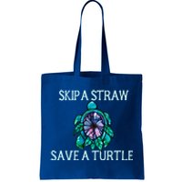 Skip A Straw Save A Turtle Gift Tote Bag