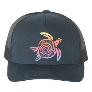 Skip A Straw Save A Turtle Resuable Straws Anti Plastic Gift Yupoong Adult 5-Panel Trucker Hat