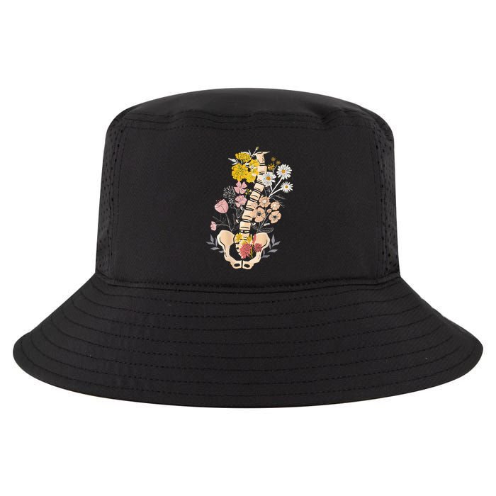 Scoliosis Awareness Spinal Fusion Back Surgery Botanical Cool Comfort Performance Bucket Hat