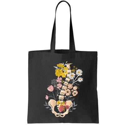 Scoliosis Awareness Spinal Fusion Back Surgery Botanical Bag