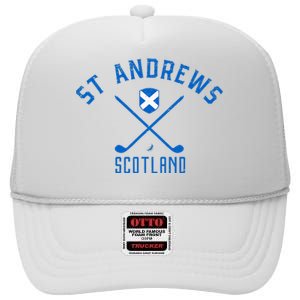 St. Andrews Scotland Golf High Crown Mesh Back Trucker Hat