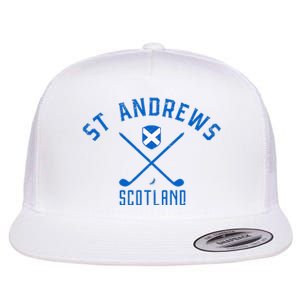 St. Andrews Scotland Golf Flat Bill Trucker Hat