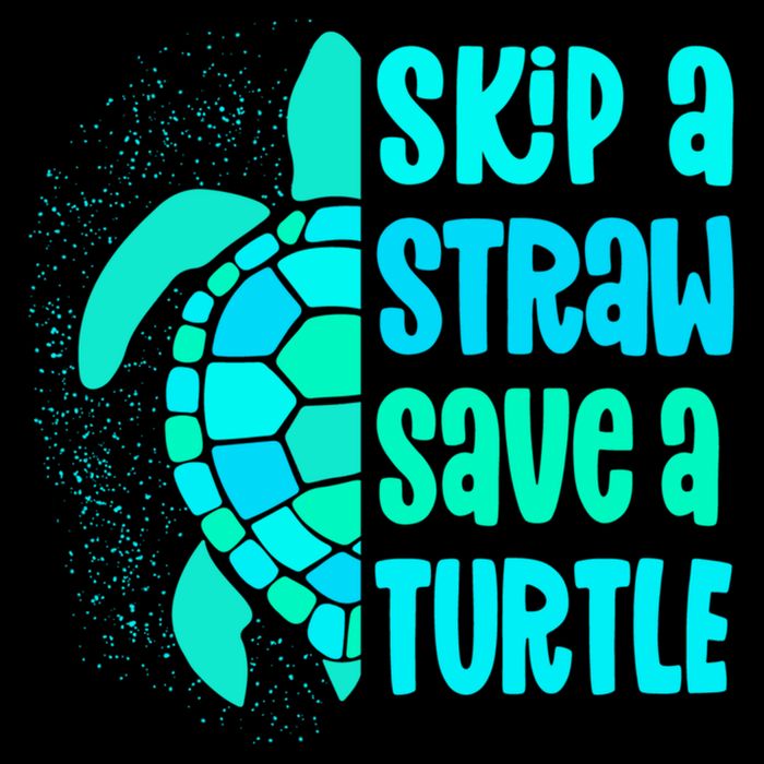Skip A Straw Save A Turtle Sea Turtle And Cute Gift Cooling Performance Crew T-Shirt