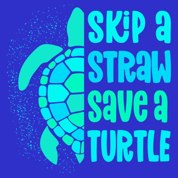 Skip A Straw Save A Turtle Sea Turtle And Cute Gift Tank Top