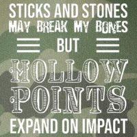Sticks And Stones May Break My Bones But Hollow Points Expand On Impact Legacy Tie Dye Trucker Hat