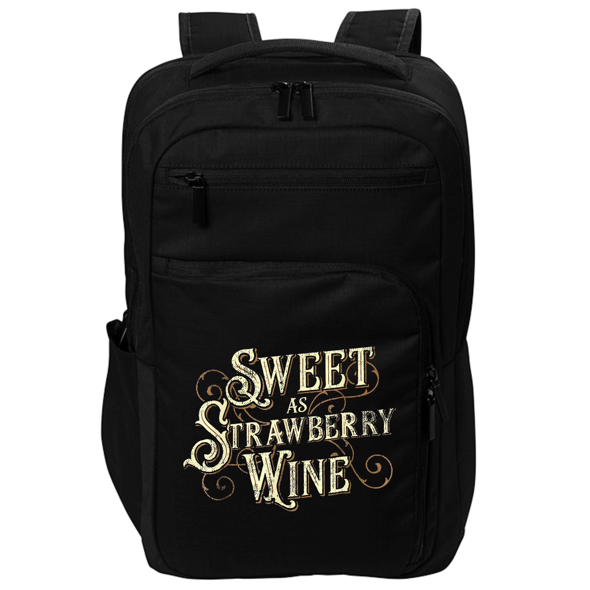 Sweet As Strawberry Wine Ladies Designer Country Impact Tech Backpack