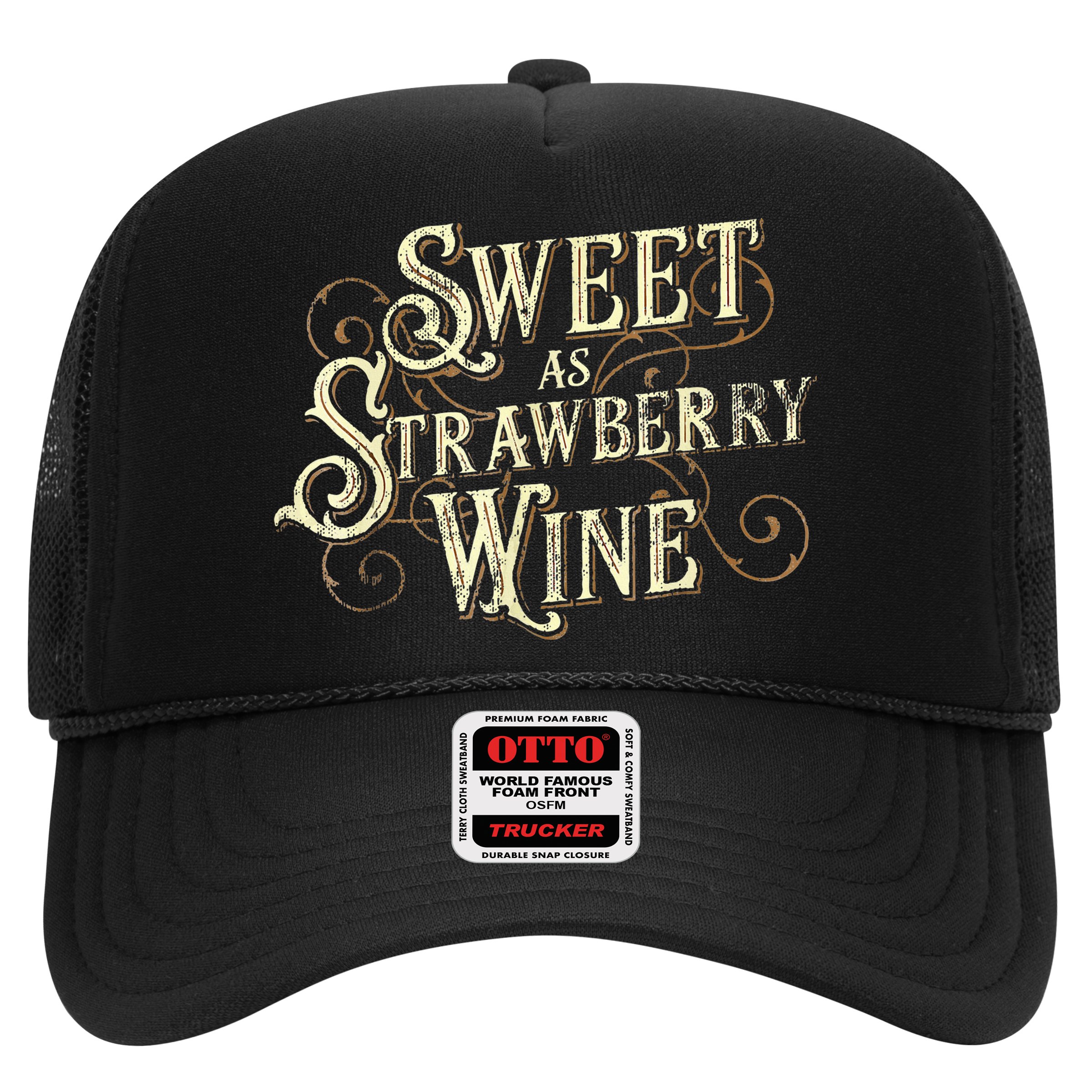 Sweet As Strawberry Wine Ladies Designer Country Hat