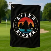 Sitka Alaska Golf Towel