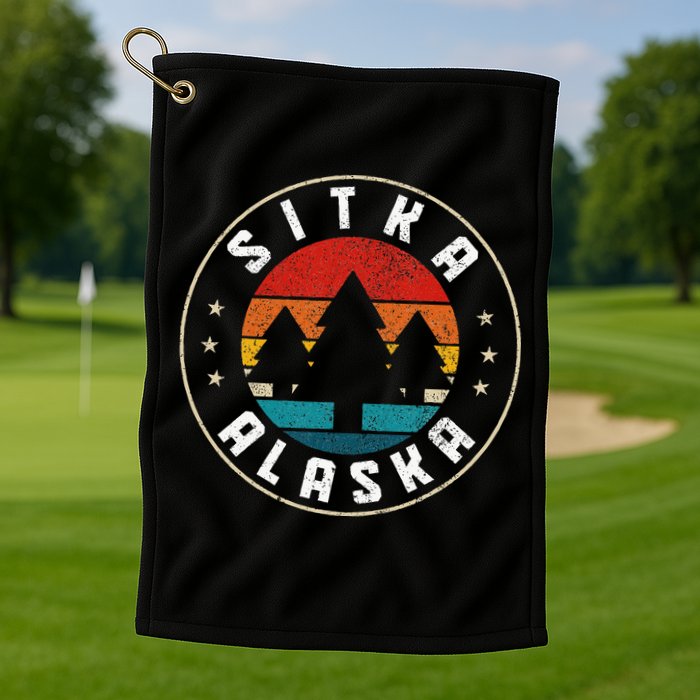 Sitka Alaska Golf Towel