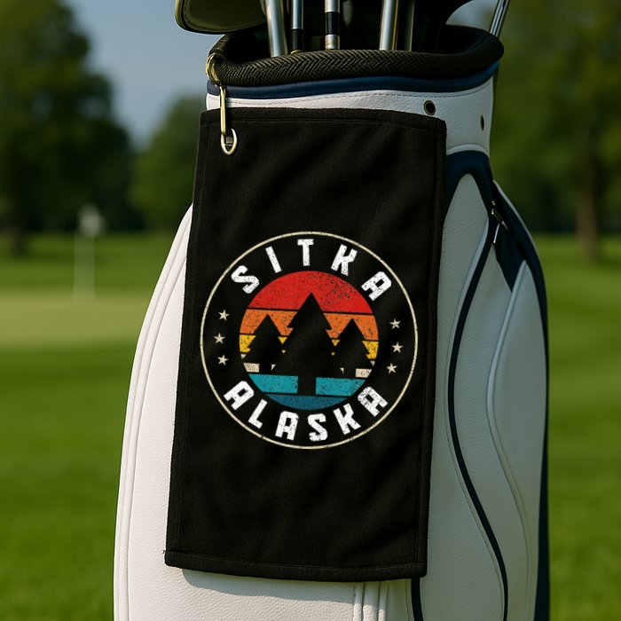 Sitka Alaska Golf Towel