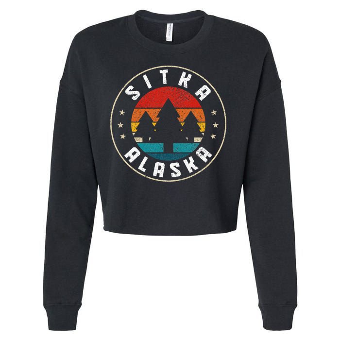 Sitka Alaska Cropped Pullover Crew