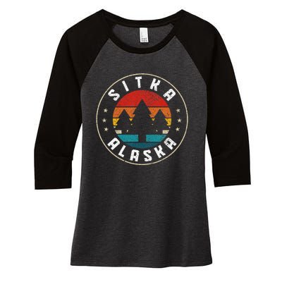 Sitka Alaska Women's Tri-Blend 3/4-Sleeve Raglan Shirt