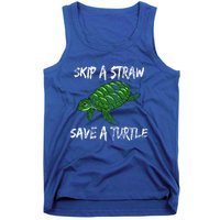 Skip A Straw Save A Turtle Cute Gift Tee Gift Tank Top