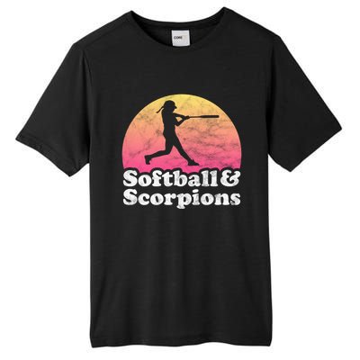 Softball And Scorpions Or Scorpion Gift Tall Fusion ChromaSoft Performance T-Shirt