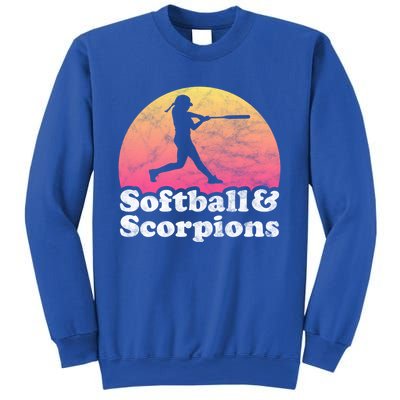 Softball And Scorpions Or Scorpion Gift Sweatshirt