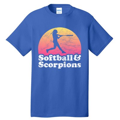 Softball And Scorpions Or Scorpion Gift Tall T-Shirt