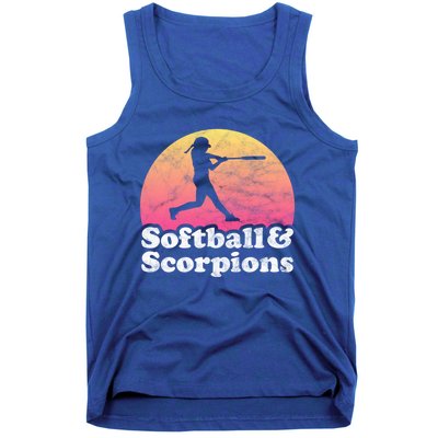 Softball And Scorpions Or Scorpion Gift Tank Top