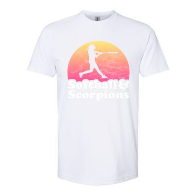 Softball And Scorpions Or Scorpion Gift Softstyle CVC T-Shirt