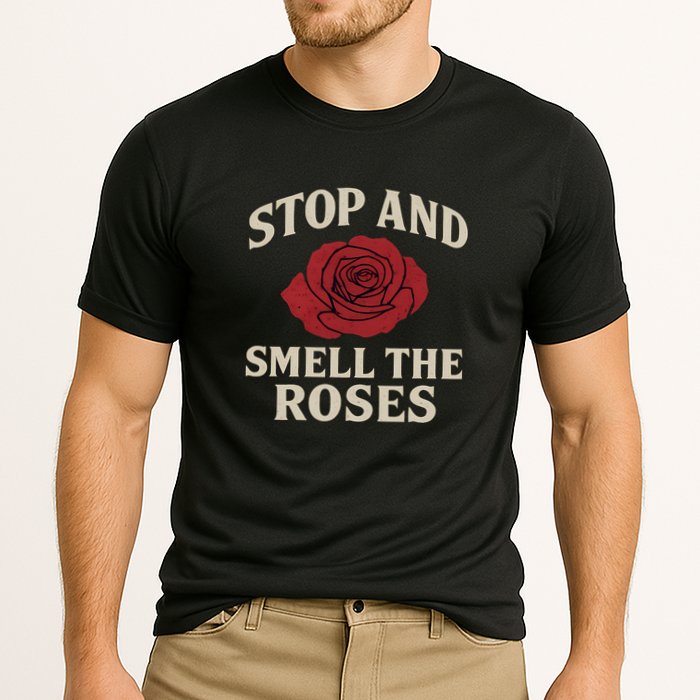 Stop and Smell the Roses Cooling Performance Crew T-Shirt