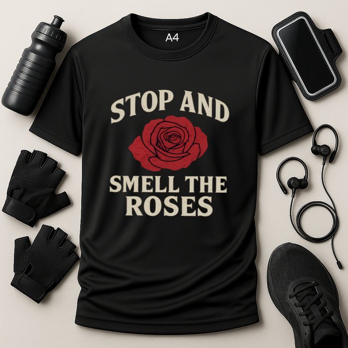 Stop and Smell the Roses Cooling Performance Crew T-Shirt