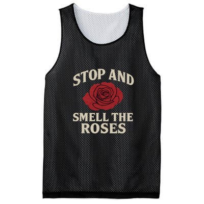 Stop and Smell the Roses Mesh Reversible Basketball Jersey Tank