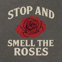 Stop and Smell the Roses Cotton Canvas Backpack