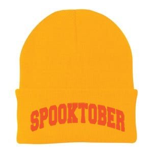 Spooktober Athletic Sports Design Knit Cap Winter Beanie