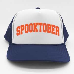 Spooktober Athletic Sports Design Trucker Hat