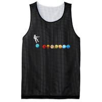 Space Astronaut Spaceman Astronomy Earth Mars Planets Mesh Reversible Basketball Jersey Tank