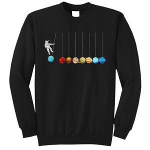 Space Astronaut Spaceman Astronomy Earth Mars Planets Tall Sweatshirt