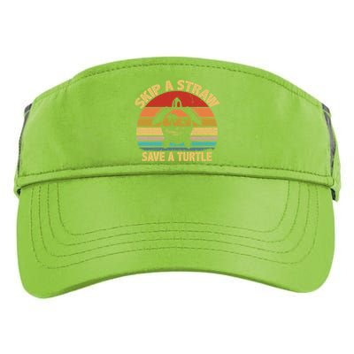 Skip A Straw Save A Turtle Gift Save The Sea Turtles Gift Adult Drive Performance Visor