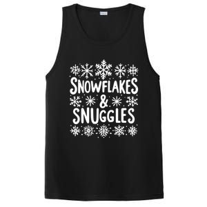 Snowflakes And Snuggles Cozy Christmas Vibe Cute Gift PosiCharge Competitor Tank