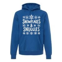 Snowflakes And Snuggles Cozy Christmas Vibe Cute Gift Premium Hoodie