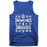 Snowflakes And Snuggles Cozy Christmas Vibe Cute Gift Tank Top