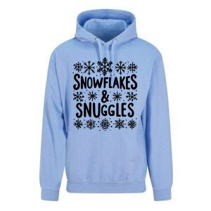 Snowflakes And Snuggles Cozy Christmas Vibe Cute Gift Unisex Surf Hoodie