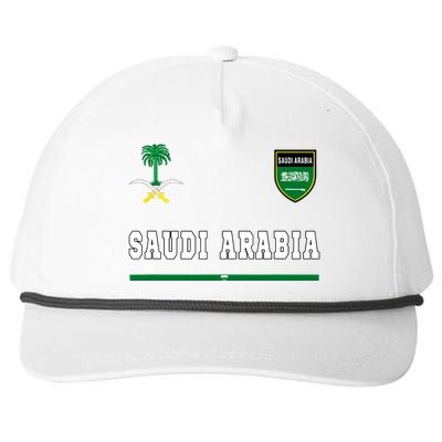 Saudi Arabia Sportsoccer Jersey Flag Football Snapback Five-Panel Rope Hat