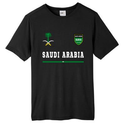 Saudi Arabia Sportsoccer Jersey Flag Football Tall Fusion ChromaSoft Performance T-Shirt