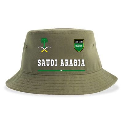 Saudi Arabia Sportsoccer Jersey Flag Football Sustainable Bucket Hat