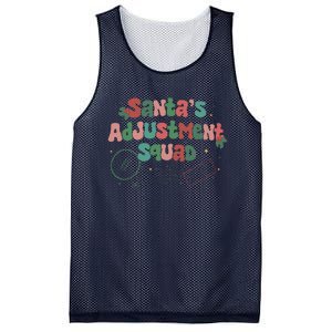 SantaS Adjustment Squad Christmas Chiropractor Xmas Mesh Reversible Basketball Jersey Tank